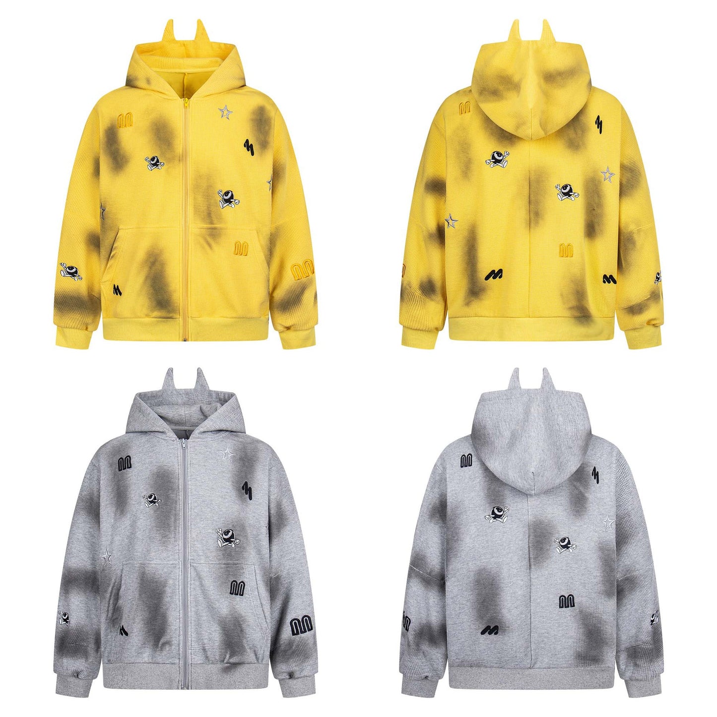 MilkMan Distressed Letter Jacket