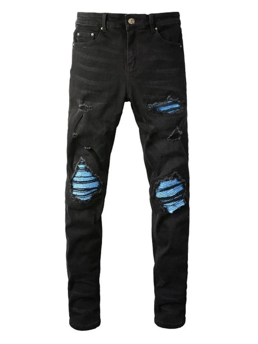 MilkMan Distressed Slim Jeans
