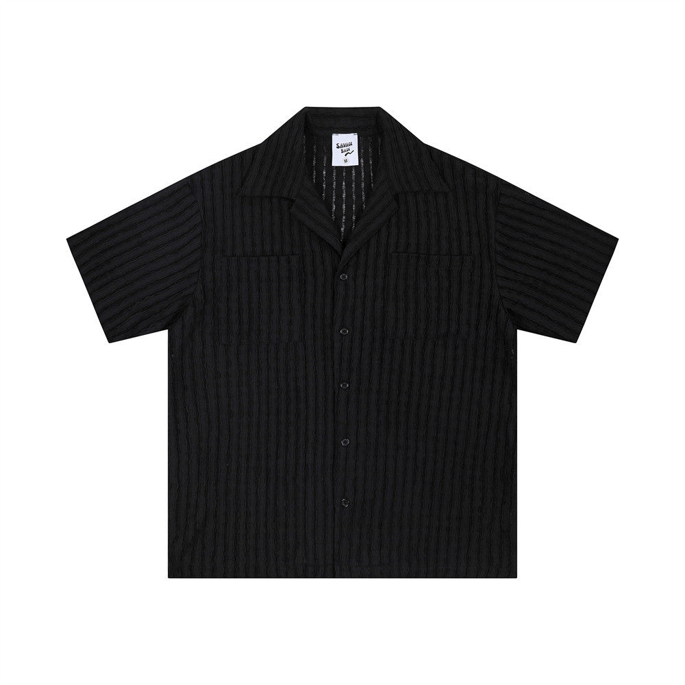 MilkMan Pleated Hollow Shirt