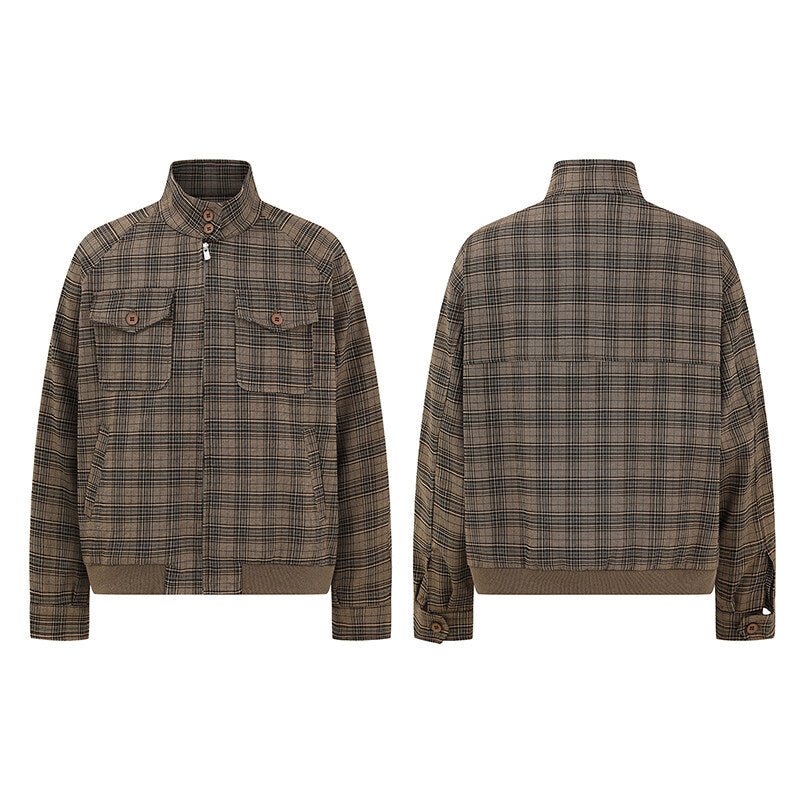 MilkMan Plaid Zip Jacket