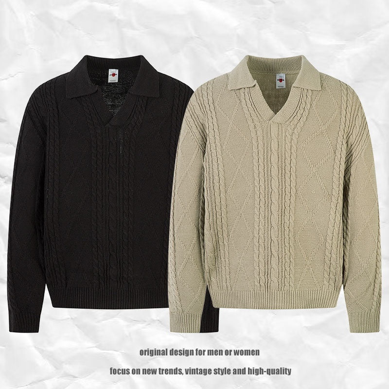 MilkMan Cable Collar Knit