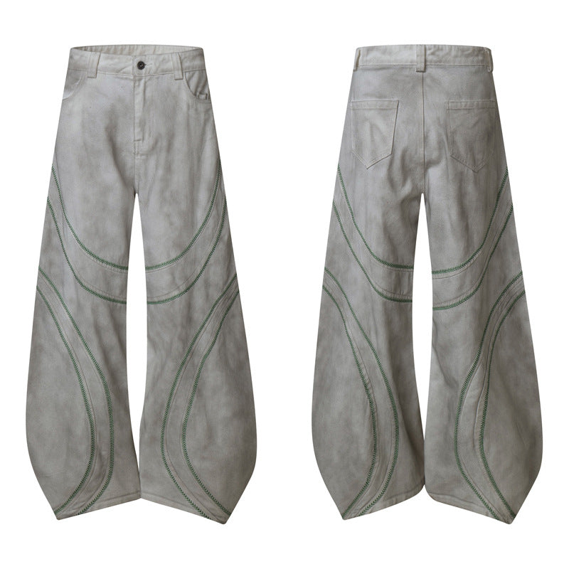 MilkMan Deconstructed Denim Pants