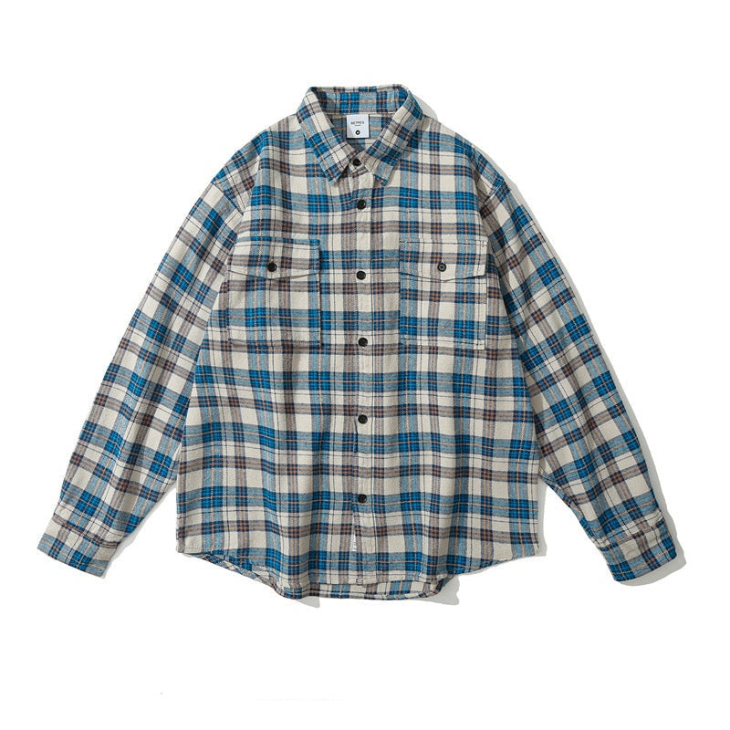 MilkMan Wide Plaid Shirt