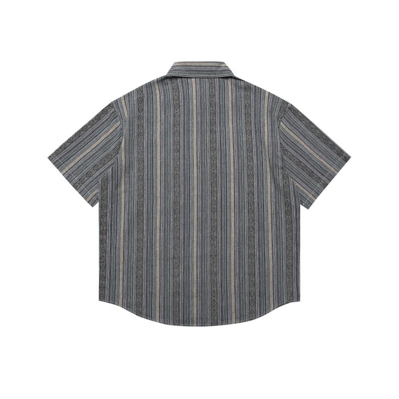 MilkMan Jacquard Stripe Shirt