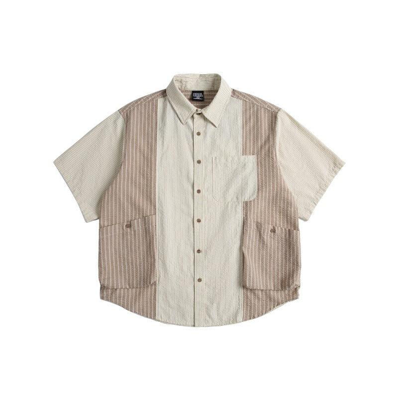 MilkMan Spliced Stripe Shirt