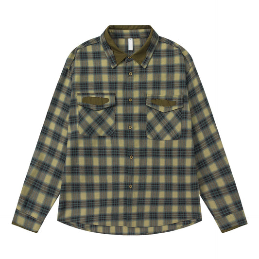 MilkMan Plaid Stitch Shirt