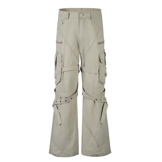 MilkMan Belted Flare Trousers