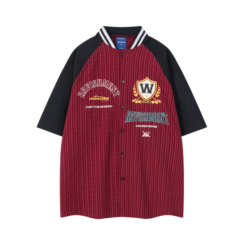 MilkMan Baseball Collar Shirt