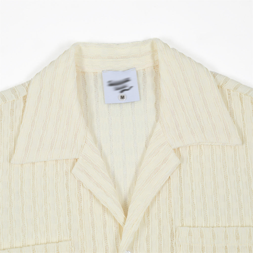 MilkMan Pleated Hollow Shirt