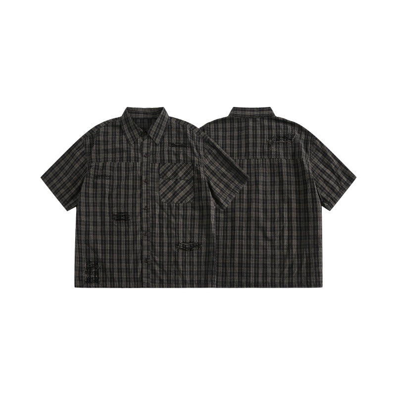 MilkMan Mesh Check Shirt
