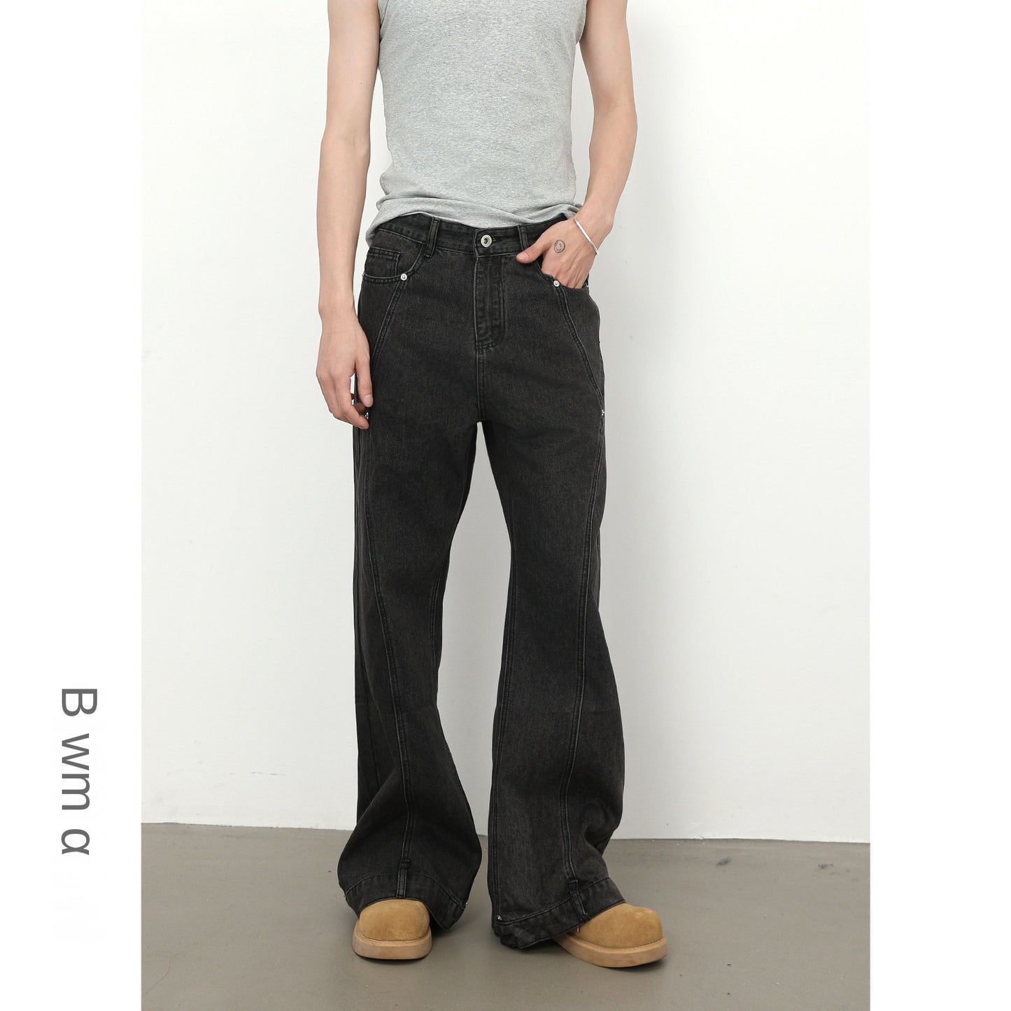 MilkMan Beaded Flare Jeans