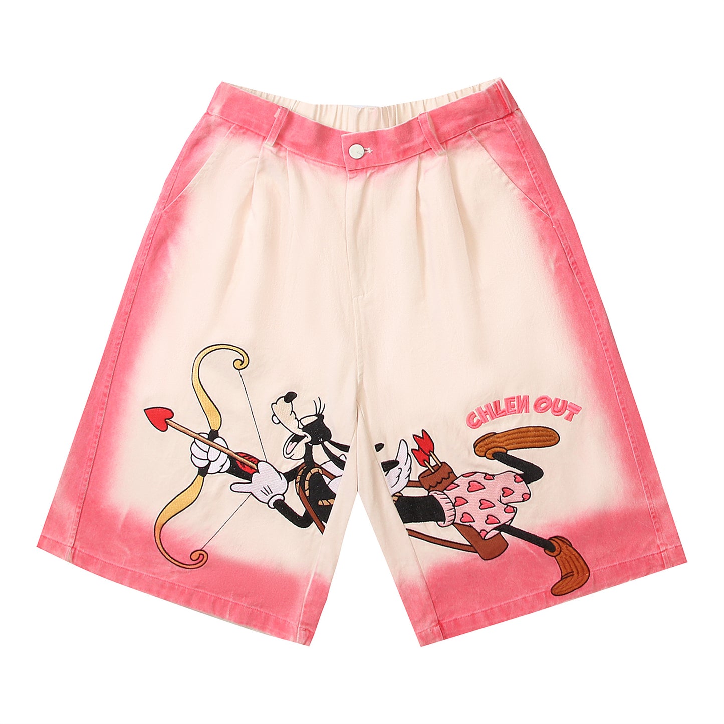 MilkMan Cartoon Denim Shorts