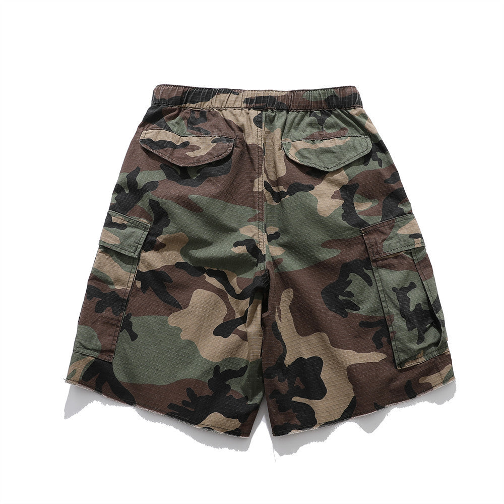 MilkMan Camo Belted Shorts