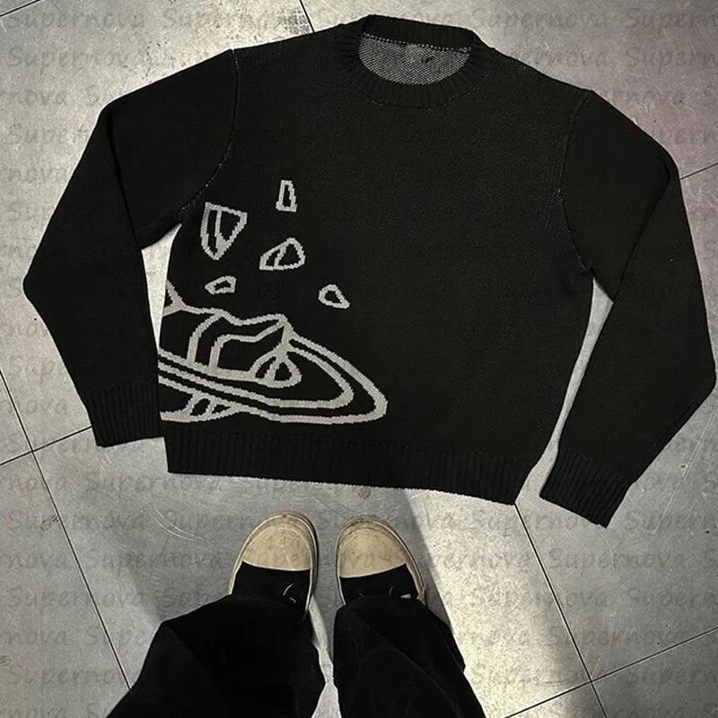 MilkMan Cosmic Star Sweater - Retro Comfort