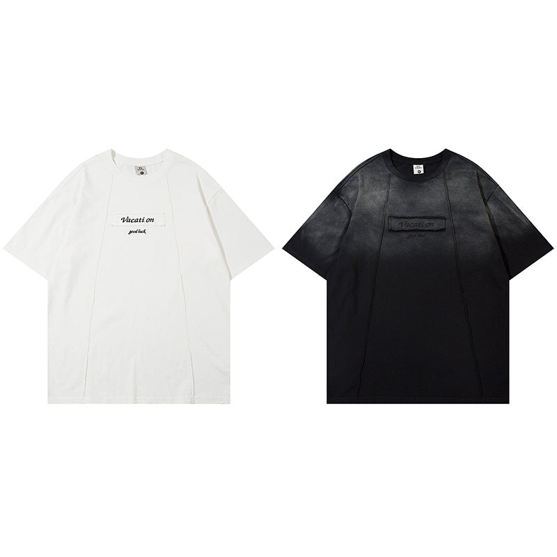 MilkMan Raw Edge Splice Tee