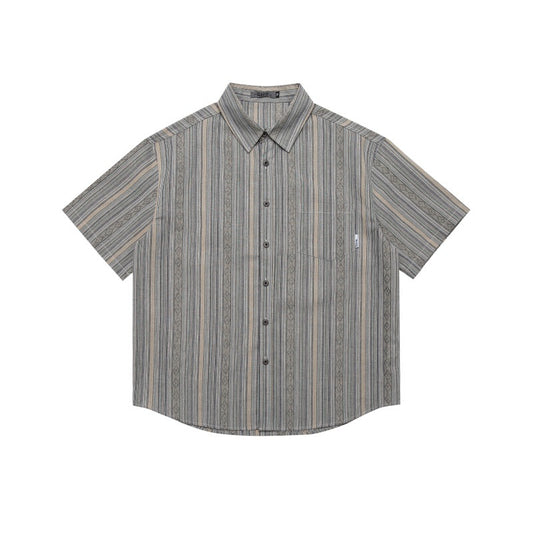 MilkMan Jacquard Stripe Shirt