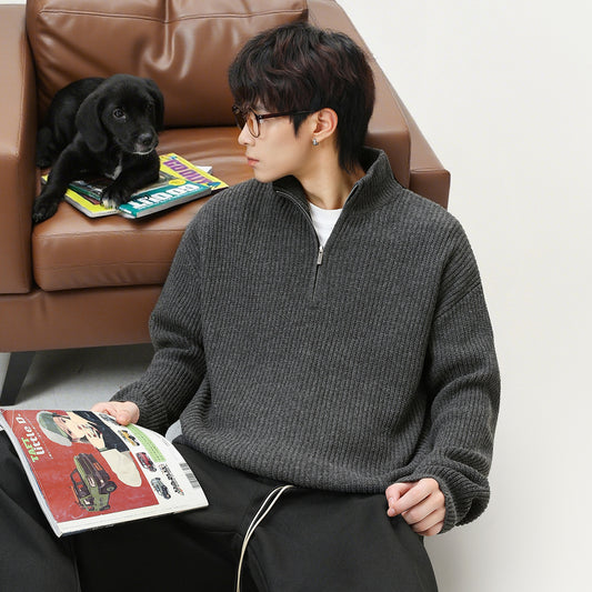 MilkMan Half-Zip Collar Sweater