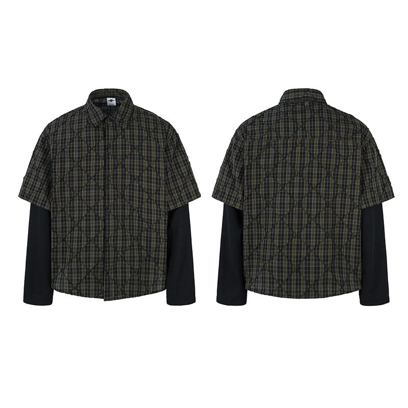 MilkMan Plaid Layer Shirt