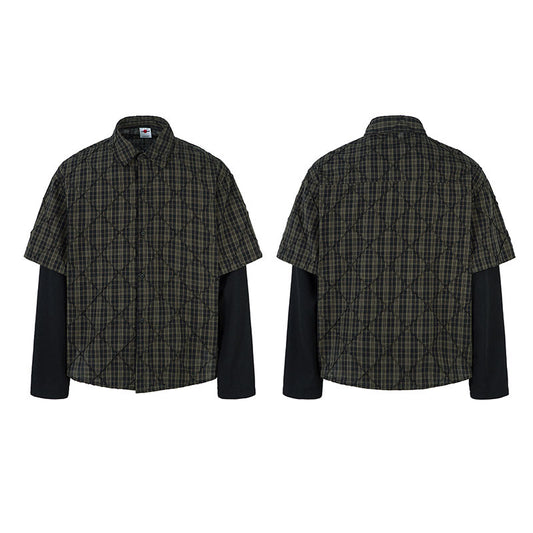 MilkMan Plaid Layer Shirt