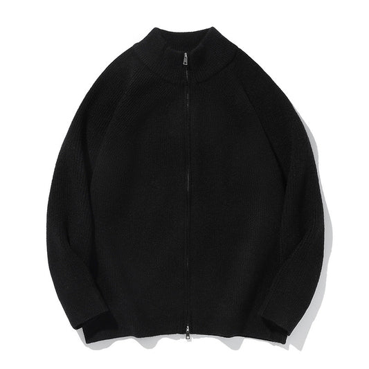 MilkMan Oversized Knit Zip Jacket