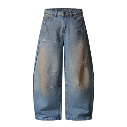 MilkMan Distressed Tapered Jeans