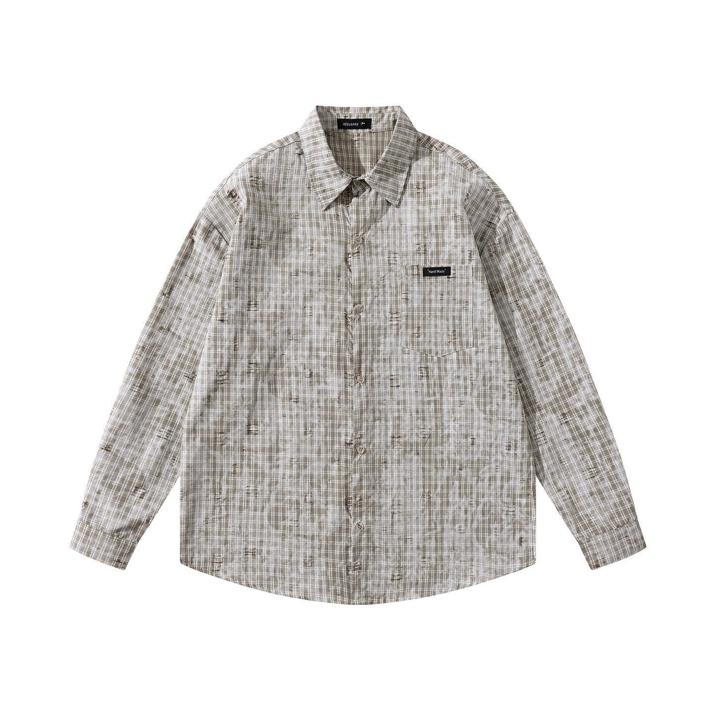 MilkMan Distressed Plaid Jacket