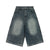 MilkMan Beaded Denim Shorts