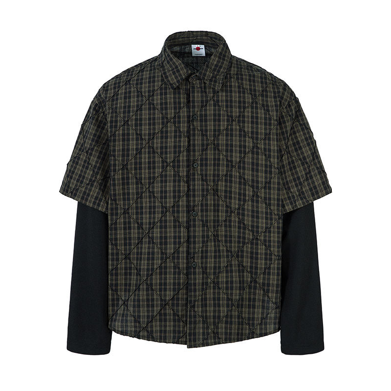 MilkMan Plaid Layer Shirt