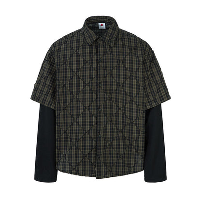 MilkMan Plaid Layer Shirt