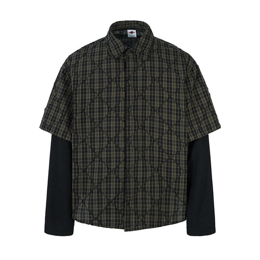 MilkMan Plaid Layer Shirt