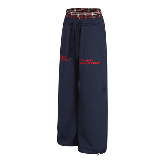 MilkMan Letter Embroidered Pants