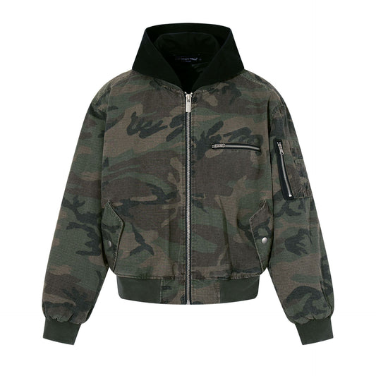 MilkMan Camo Hooded Jacket