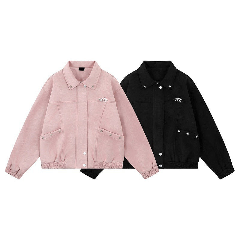 MilkMan Suede Lapel Jacket
