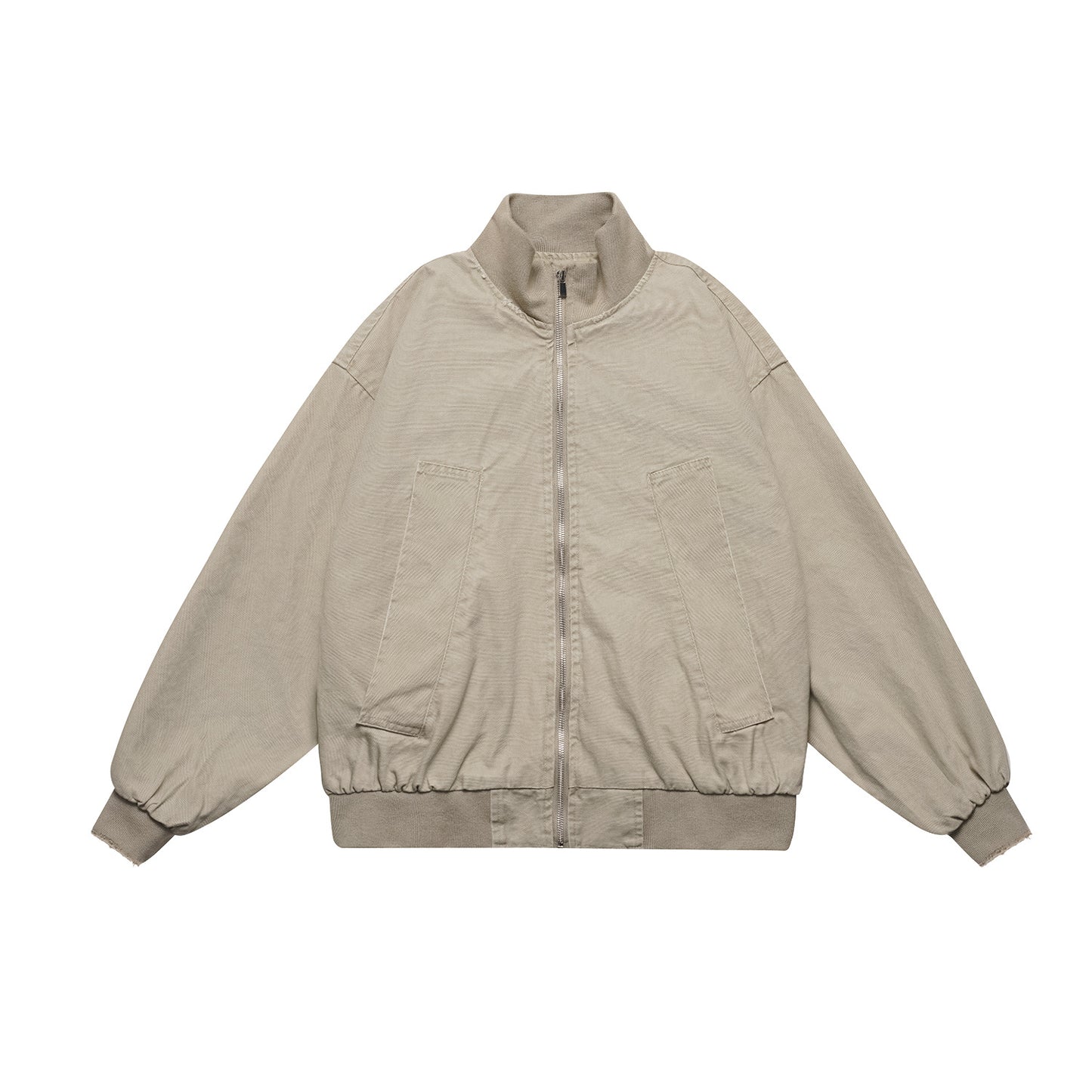 MilkMan Distressed Stand Collar Jacket