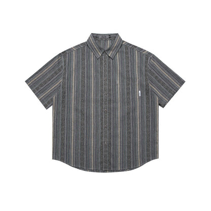 MilkMan Jacquard Stripe Shirt