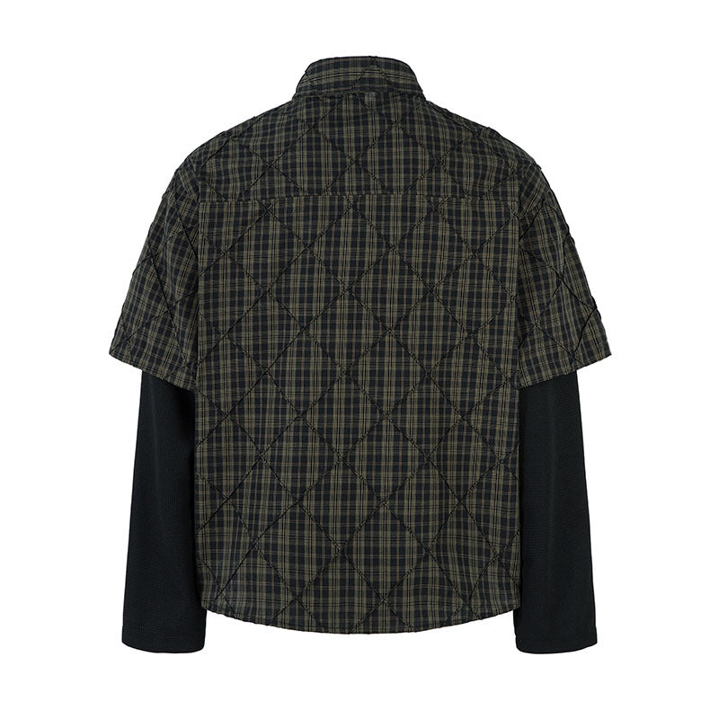 MilkMan Plaid Layer Shirt