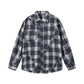 MilkMan Distressed Plaid Shirt