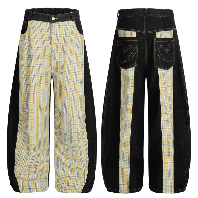 MilkMan Plaid Block Jeans