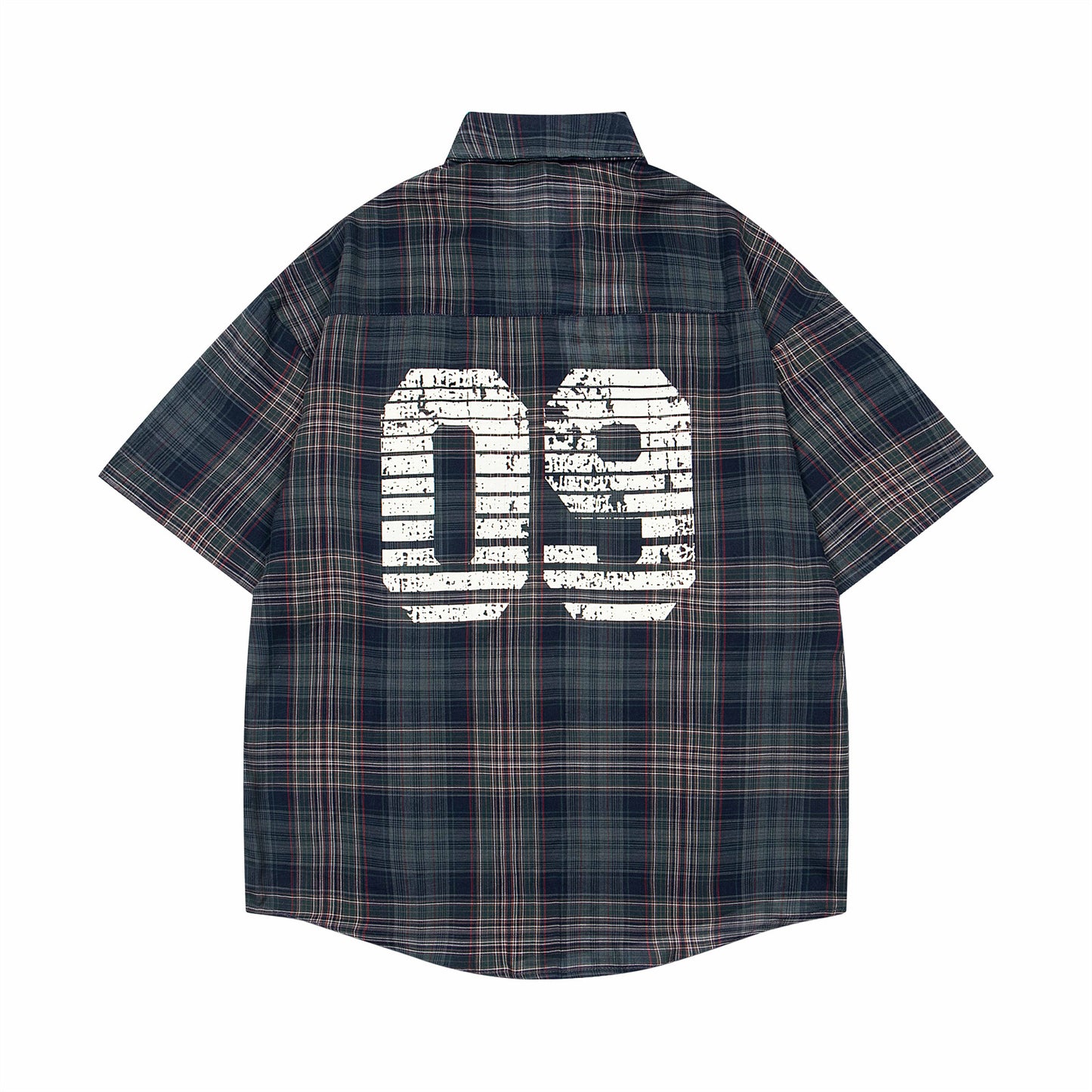 MilkMan Plaid Tie Shirt