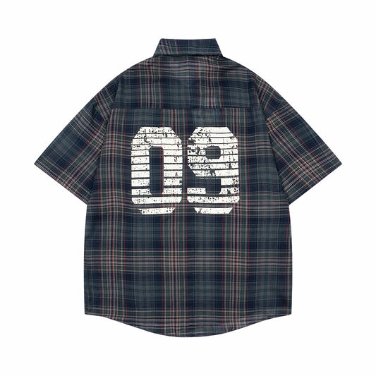MilkMan Plaid Tie Shirt
