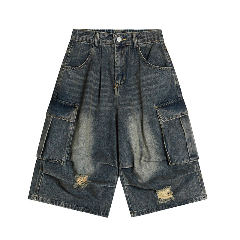 MilkMan Workwear Denim Shorts