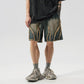 MilkMan Washed Fringe Shorts
