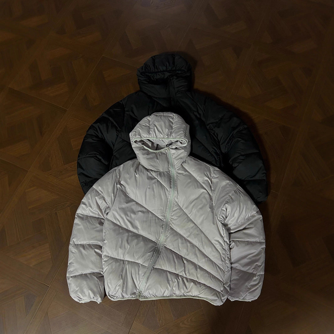 MilkMan Asym Zip Cotton Coat