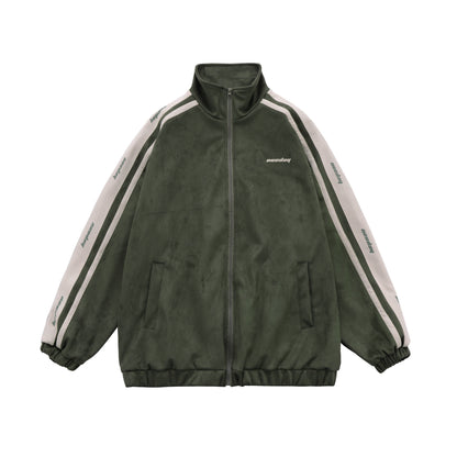 MilkMan Stripe Suede Jacket