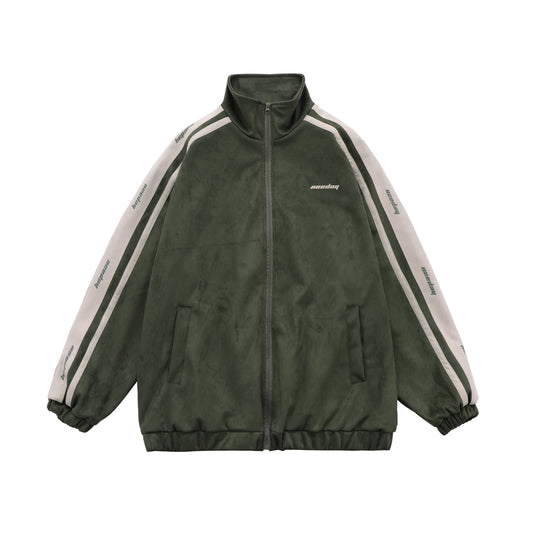 MilkMan Stripe Suede Jacket