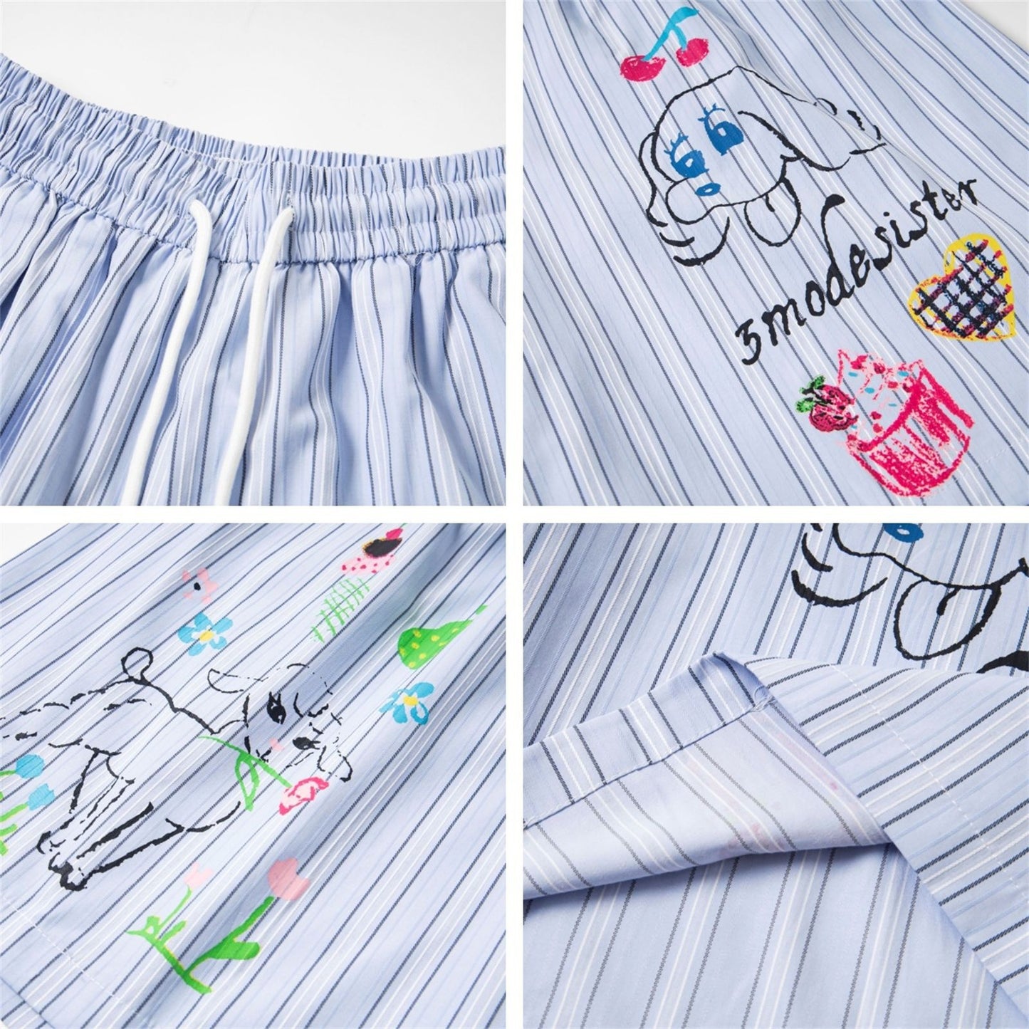 MilkMan Dog Stripe Shorts