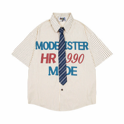MilkMan Stripe Collar Shirt