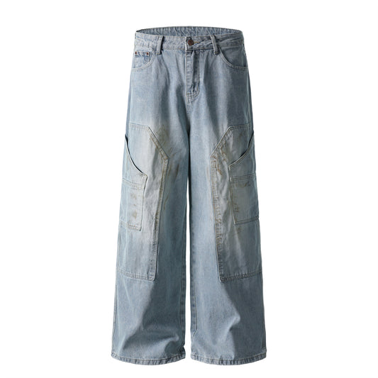 MilkMan Tie-Dye Ripped Jeans