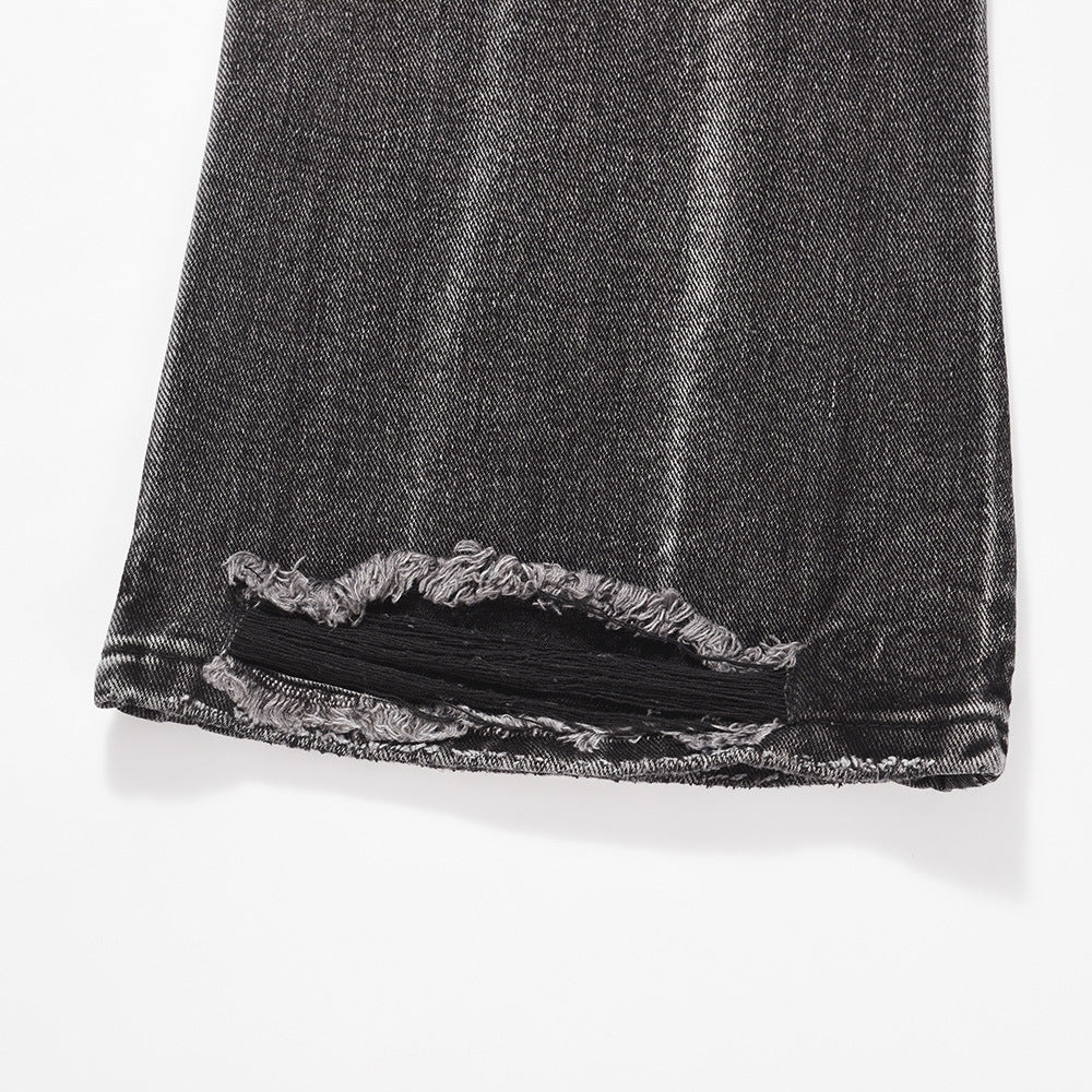 MilkMan Ripped Flare Jeans