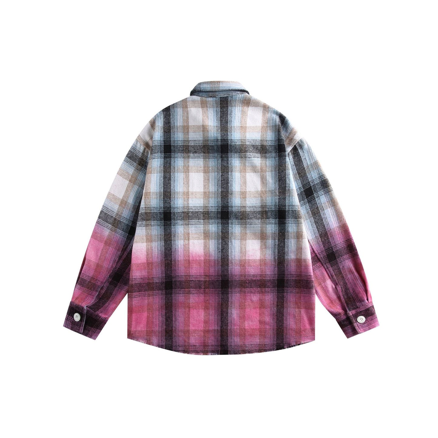 MilkMan Gradient Plaid Shirt
